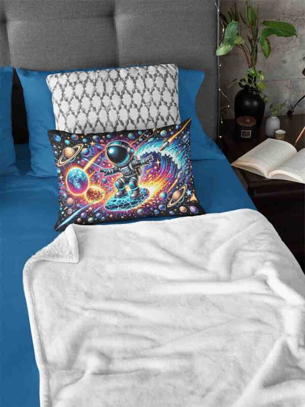 Funda de almohada decoracion de astronauta Mod.Guardianes del Multiverso