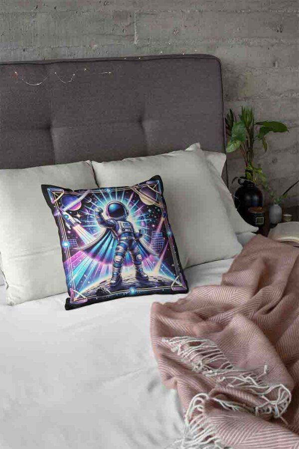 Fundas para cojines de sala decoracion de astronauta Mod.Héroe Galáctico - Image 2