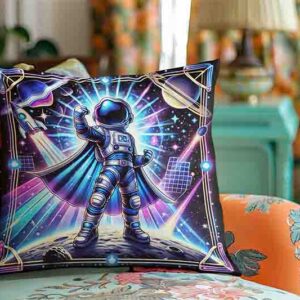 Fundas para cojines de sala decoracion de astronauta Mod.Héroe Galáctico