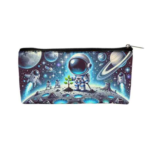 Cosmetiqueras de astronauta regalo recuerdo de cumpleaños Mod.Jardín Galáctico - Image 2