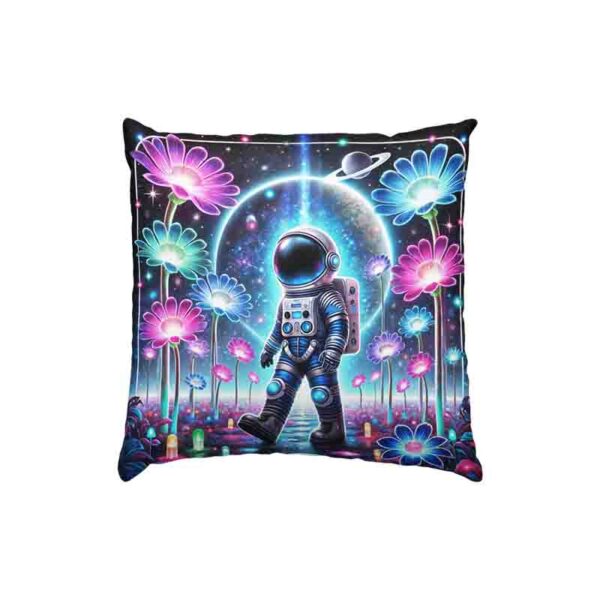 Fundas para cojines decorativos infantiles de astronauta Mod.Jardín Galáctico - Image 2