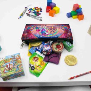 Estuche de unicornio para niñas dulceros para cumpleaños MOD.La Pasarela de los Sueños