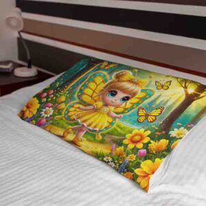 Protector de almohada decoracion de mariposas Mod.Maravilla Solar