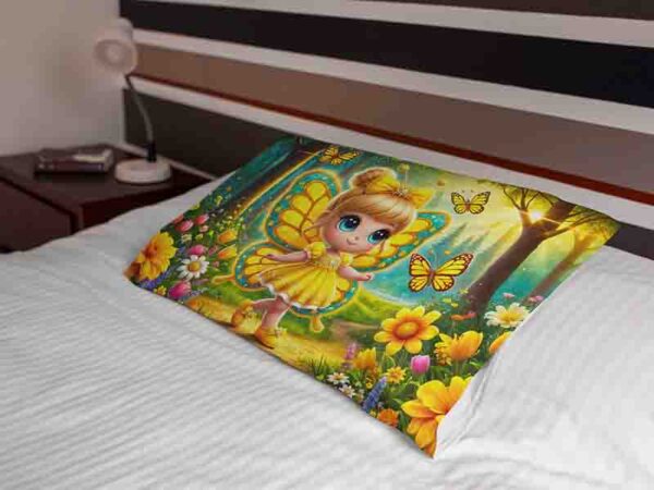 protector de almohada decoracion de mariposas Mod.Maravilla Solar