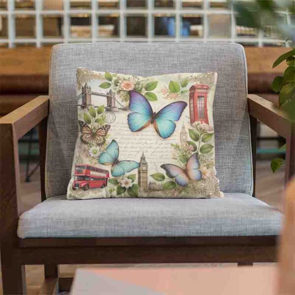 Cojines infantiles decoración temática mariposas Mod.Mariposa Británica - Image 2