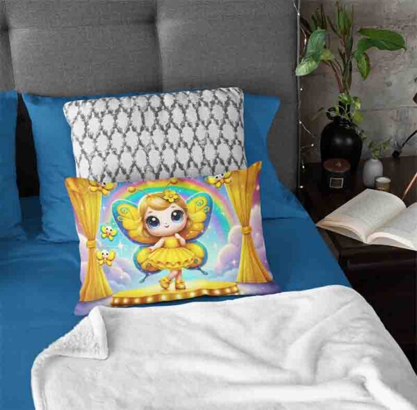 funda para almohada larga decoracion con mariposa Mod.Mariposa Estelar