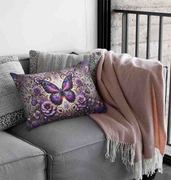protector de almohada decoracion de mariposas Mod.Mariposa Imperial - Image 2
