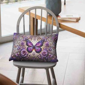 Protector de almohada decoracion de mariposas Mod.Mariposa Imperial