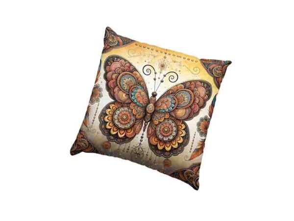 Fundas para cojines sala mariposas coloridas Mod.Mariposa Sagrada - Image 3
