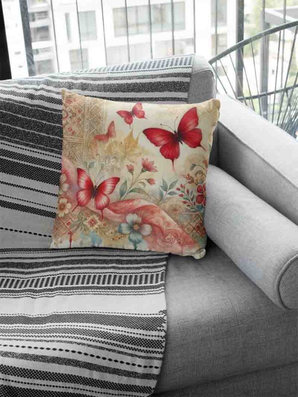 Funda cojines para recamara mariposas decorativas Mod.Mariposa del Recuerdo - Image 2
