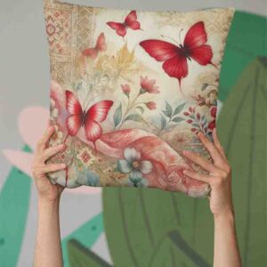 Funda cojines para recamara mariposas decorativas Mod.Mariposa del Recuerdo