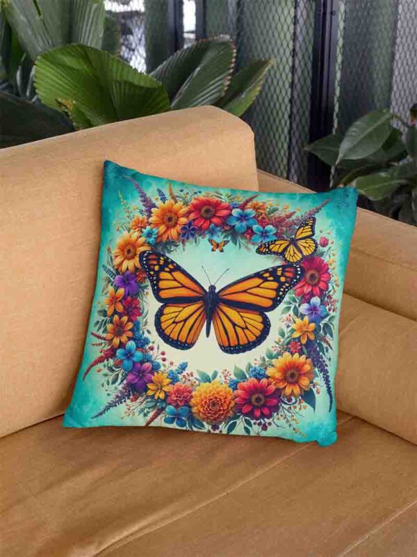 Fundas para cojines pequeños de maripositas Mod.Mariposa en Flor Eterna - Image 4