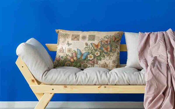 Fundas para almohadas economicas de mariposas Mod.Mariposas de Oriente - Image 2