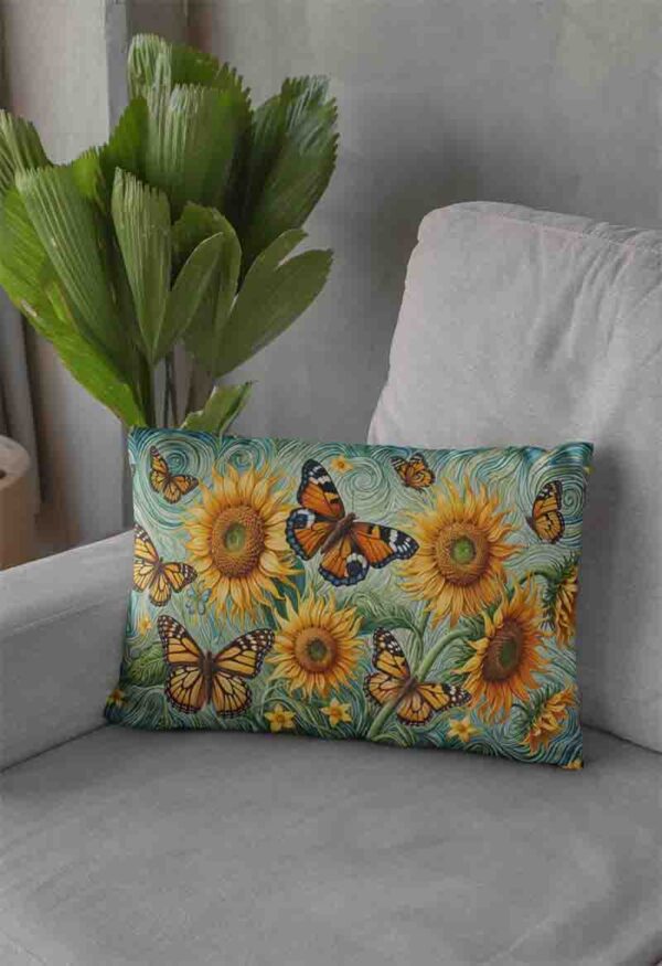 Protector de almohada decoracion de mariposas Mod.Mariposas del Sol - Image 2
