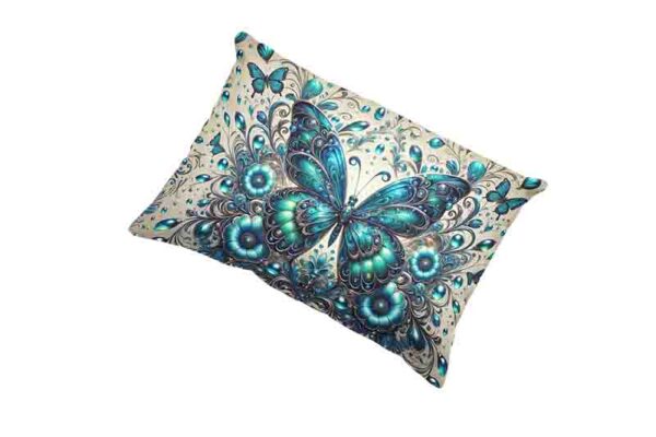 decorativas para almohadas mariposas para decorar Mod.Olas de Seda - Image 3