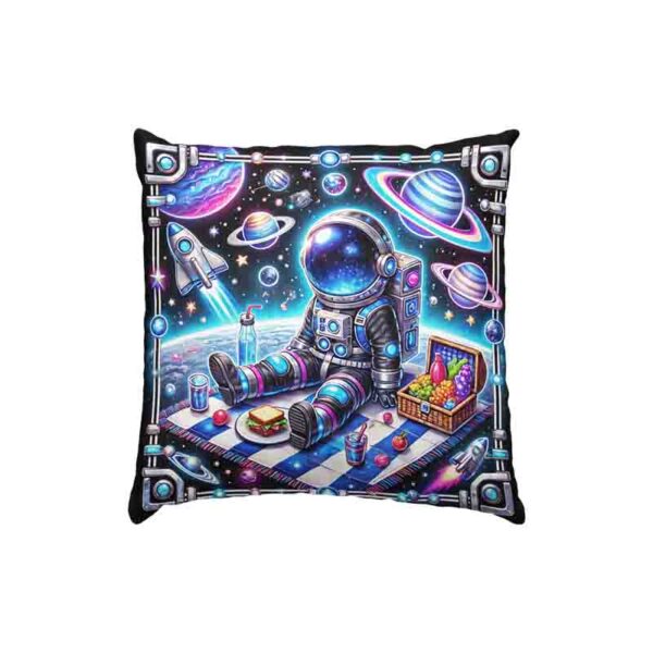 Fundas de cojines para sala temática astronauta Mod.Picnic Intergaláctico - Image 2