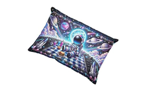 Protector de almohada astronauta decoracion Mod.Picnic entre Planetas - Image 3