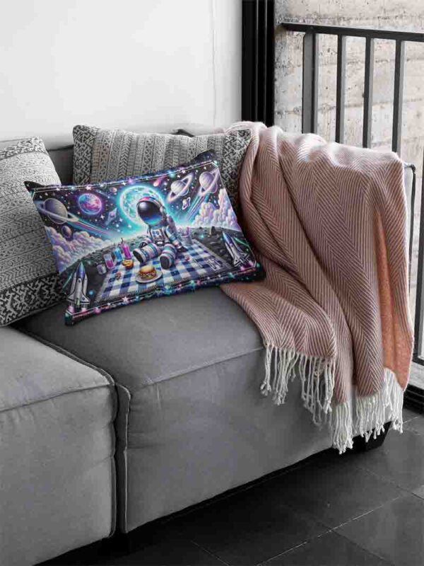 Protector de almohada astronauta decoracion Mod.Picnic entre Planetas - Image 2