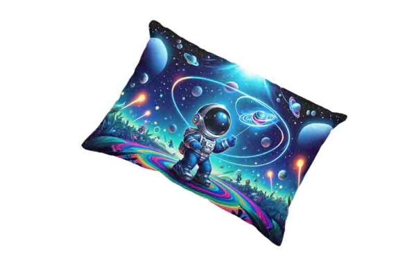 Fundas para almohadas economicas temática astronauta Mod.Sendero del Infinito - Image 2