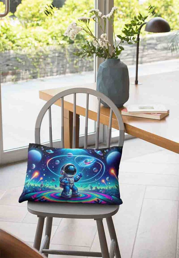 Fundas para almohadas economicas temática astronauta Mod.Sendero del Infinito