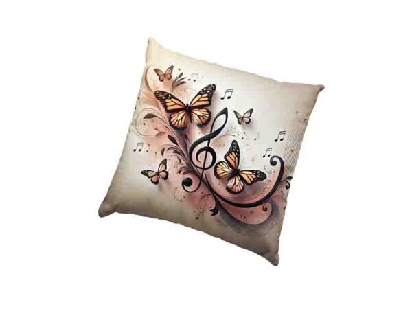 Fundas para cojines decoración mariposas Mod.Sinfonía Monarca - Image 3