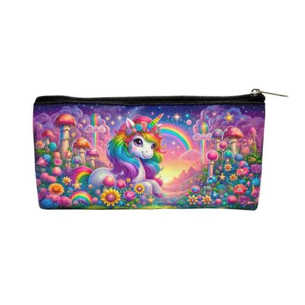 Cosmetiqueras personalizadas fiesta temática unicornio MOD.Tierra de Lluvia Dorada - Image 2