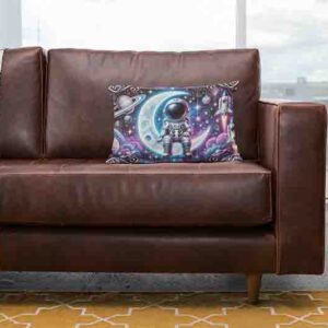 Fundas decorativas para almohadas tematica de astronauta Mod.Travesía Celeste