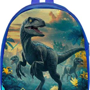 Mochilas para dulceros de fiesta con dinosaurios Mod.Velociraptor