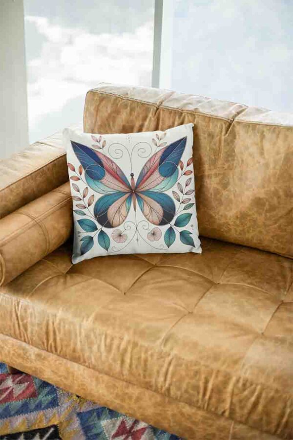 Cojines para muebles de sala mariposas grandes para decorar Mod.Vuelo Interior - Image 2
