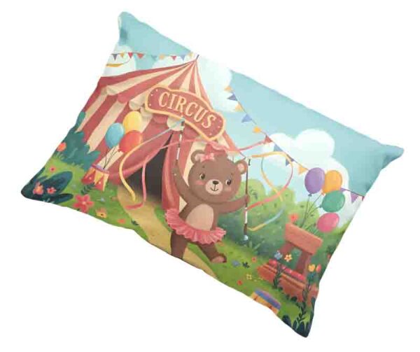 Funda para almohada de niños estilo Circo Mod. Kiut Osa Danzarina - Image 2