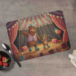 Manteles de mesa infantiles circo diseño alegre Mod. Gran Final