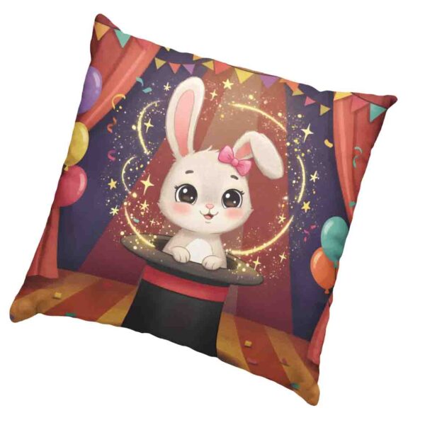Cojin infantil para cama con diseño de circo alegres y cómodos Mod. Kiut Magibunny - Image 2