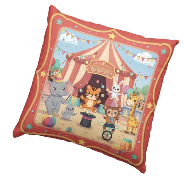 Cojín circo alegre y acogedor para espacios infantiles Mod. Kawaii Mini Cirquito - Image 2