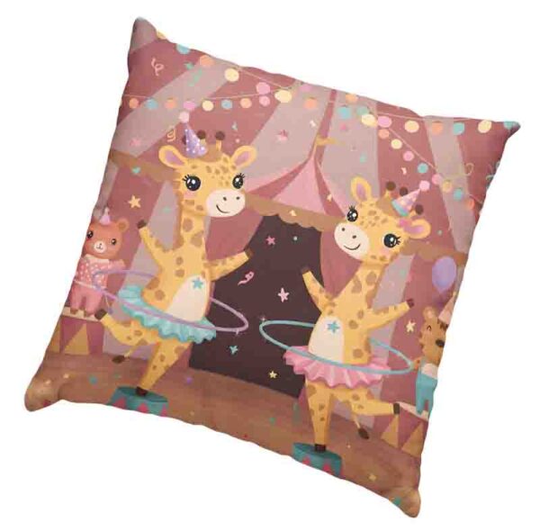 Cojín de circo divertido y colorido ideal para niños Mod. Kawaii Duo Gira-Gira - Image 2