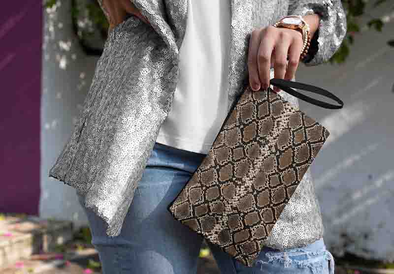 Bolso De Mano De Serpiente - Imagen 2