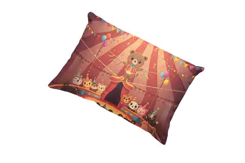 Funda de almohada con diseño colorido de Circo Mod. Kawaii Osito Mágico - Imagen 2