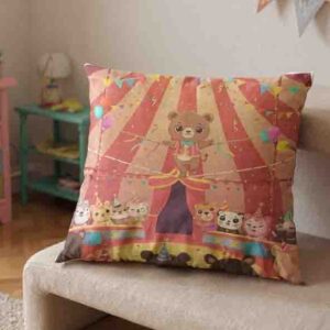 Cojín circo para cuartos infantiles Mod. Kawaii Osomago