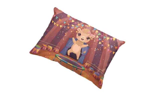 Funda almohada de Circo con diseño animado Mod. Kawaii Brinco de Estrellita - Image 2