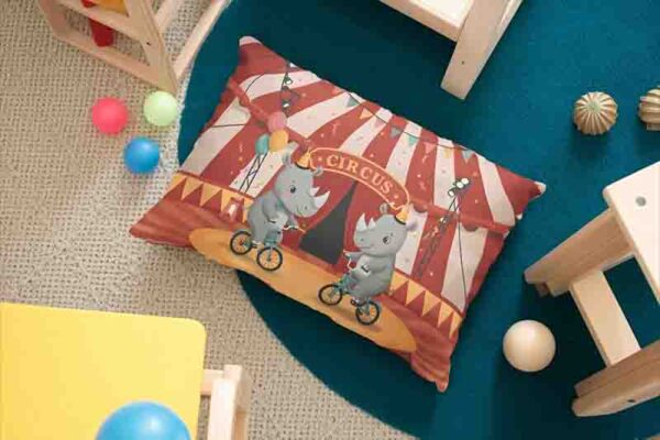 Funda de Almohada Circo Mágico Infantil Mod. Kiut Rinorrueda