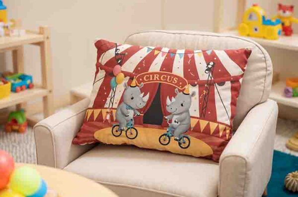 Funda de Almohada Circo Mágico Infantil Mod. Kiut Rinorrueda - Image 3