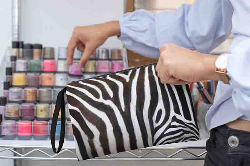 Bolso De Mano De Zebra