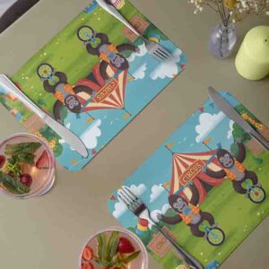 Manteles fiesta de circo individuales Mod. Giro Malabar