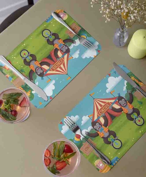 Manteles fiesta de circo individuales Mod. Giro Malabar