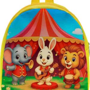 Mochilas dulceros temática de circo fiesta recuerdo Mod. Amigos del Circo