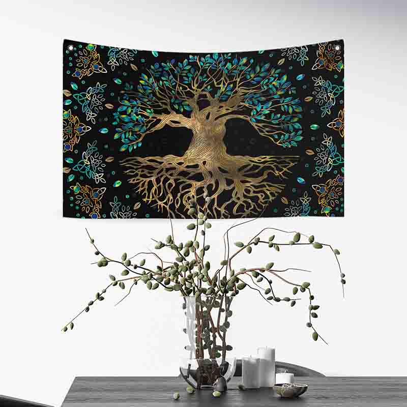 Tapiz Decorativo Gigante Árbol De La Vida Para Pared