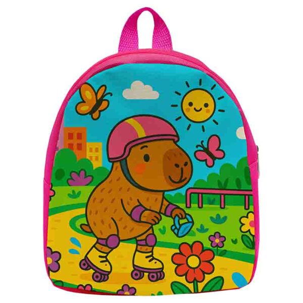 Mochila de capibara dulceros para cumpleaños Mod.Capibara Patines - Image 2