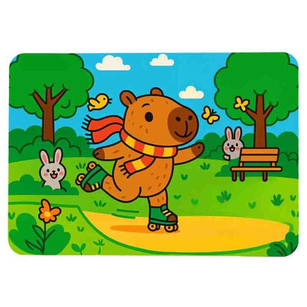 Manteles individuales cumple de capibara Mod.Capibara Rodante