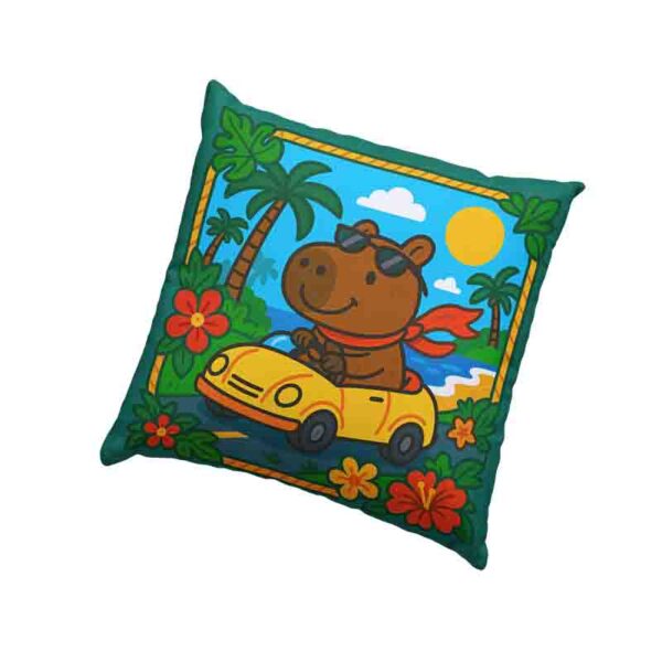 Cojines para cama de capibara infantil Mod.Capibara al Volante - Image 2