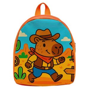 Mochila dulcero para fiesta infantil capibara cumple Mod.Capibara vaquera