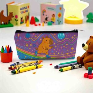 Estuche de capibara para niños fiesta infantil recuerdo Mod. Capidisco